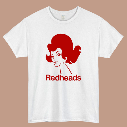Redhead Matches Logo Mens Unisex Short Sleeve White T-Shirt Size S-3XL