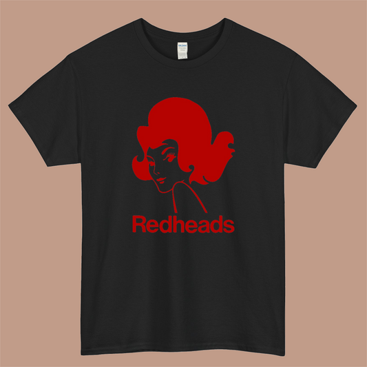 Redhead Matches Logo Mens Unisex Short Sleeve Black T-Shirt Size S-3XL