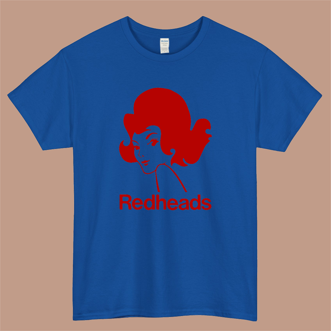 Redhead Matches Logo Mens Unisex Short Sleeve Blue T-Shirt Size S-3XL