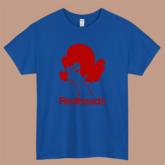 Redhead Matches Logo Mens Unisex Short Sleeve Blue T-Shirt Size S-3XL