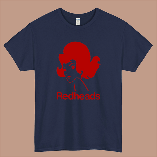 Redhead Matches Logo Mens Unisex Short Sleeve Navy T-Shirt Size S-3XL