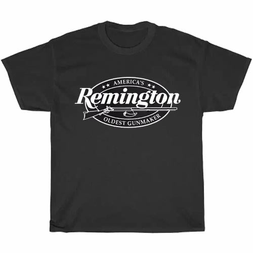 Remington Gun Firearms Logo Unisex Men's T Shirt Size S to 3XL