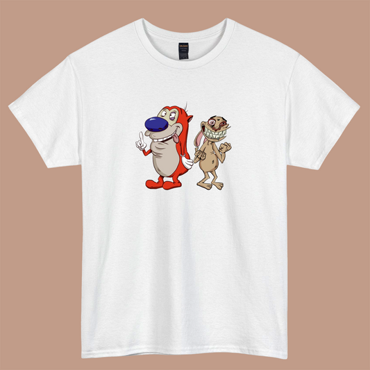 Ren and Stimpy  LOGO short sleeve t shirt S-3XL -P
