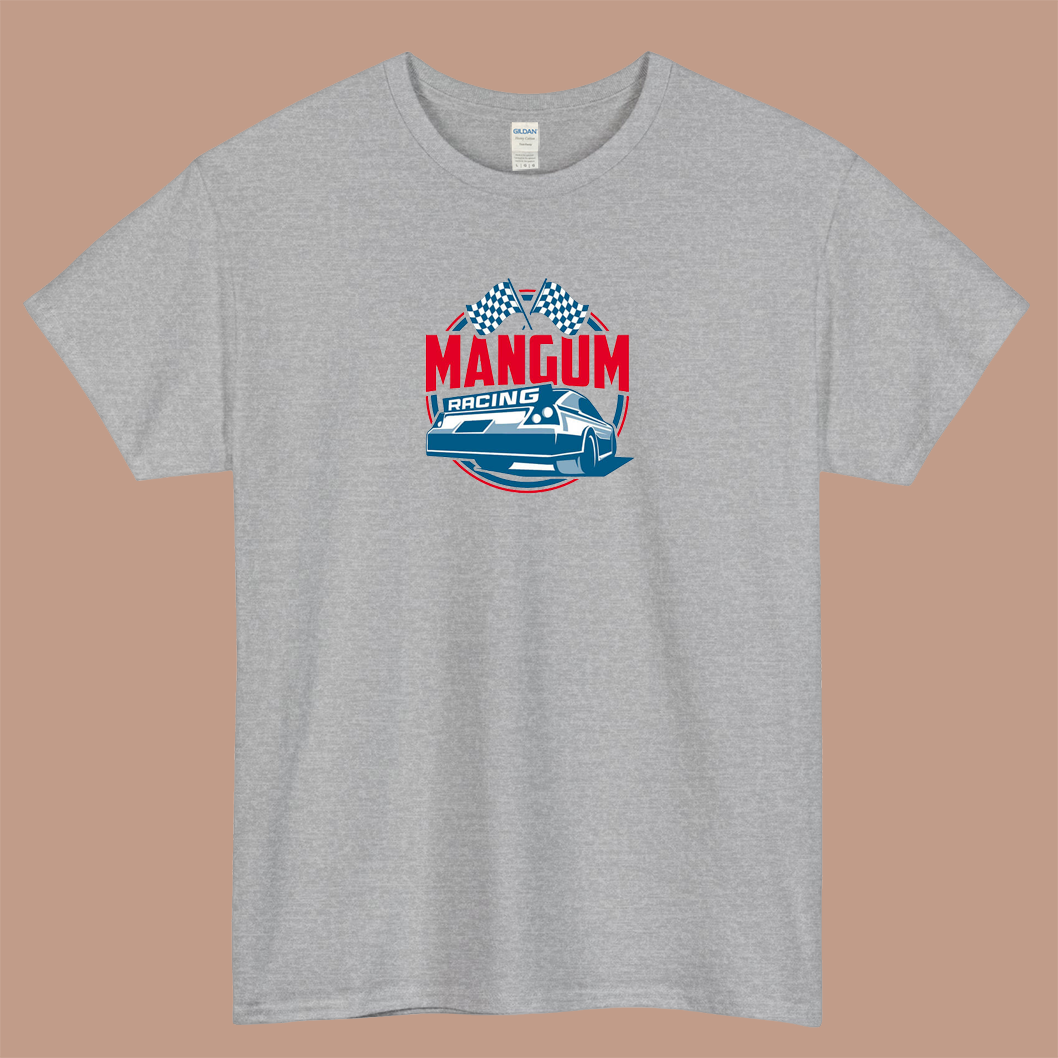 Retro Racing Logo Mens short Sleeve T-Shirt Size S-3XL
