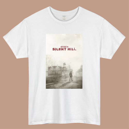 Return To Silent Hill 2026 Logo Mens Unisex Short Sleeve White T-Shirt Size S-3XL