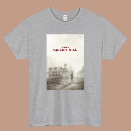 Return To Silent Hill 2026 Logo Mens Unisex Short Sleeve Gray T-Shirt Size S-3XL