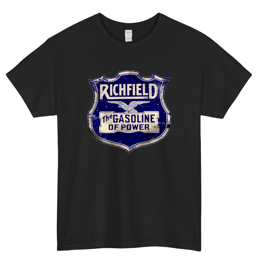 Richfield - The Gasoline of Power Logo Mens Unisex Short Sleeve T-Shirt Size S-3XL - P