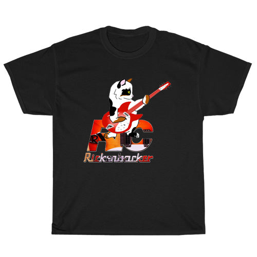 Rickenbacker Guitars Logo Men's Unisex T Shirt Size S to 3XL