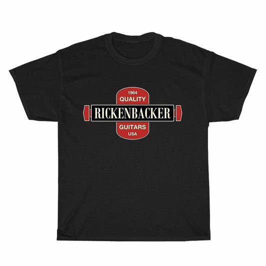 Rickenbacker guitars Logo Men's Unisex T Shirt Size S to 3XL