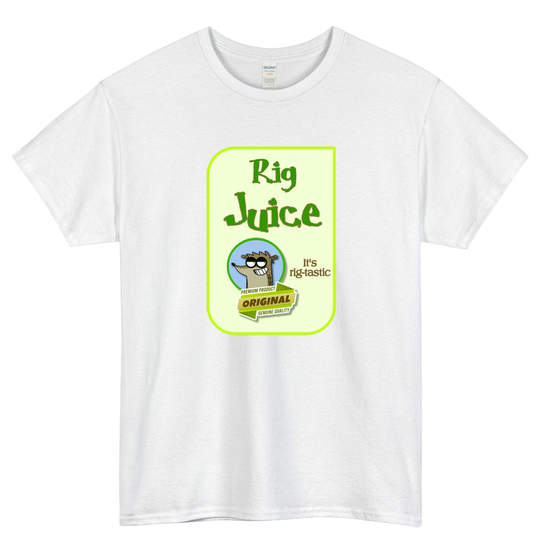 Rig Juice Rigby Logo Mens Unisex Short Sleeve T-Shirt Size S-3XL - P