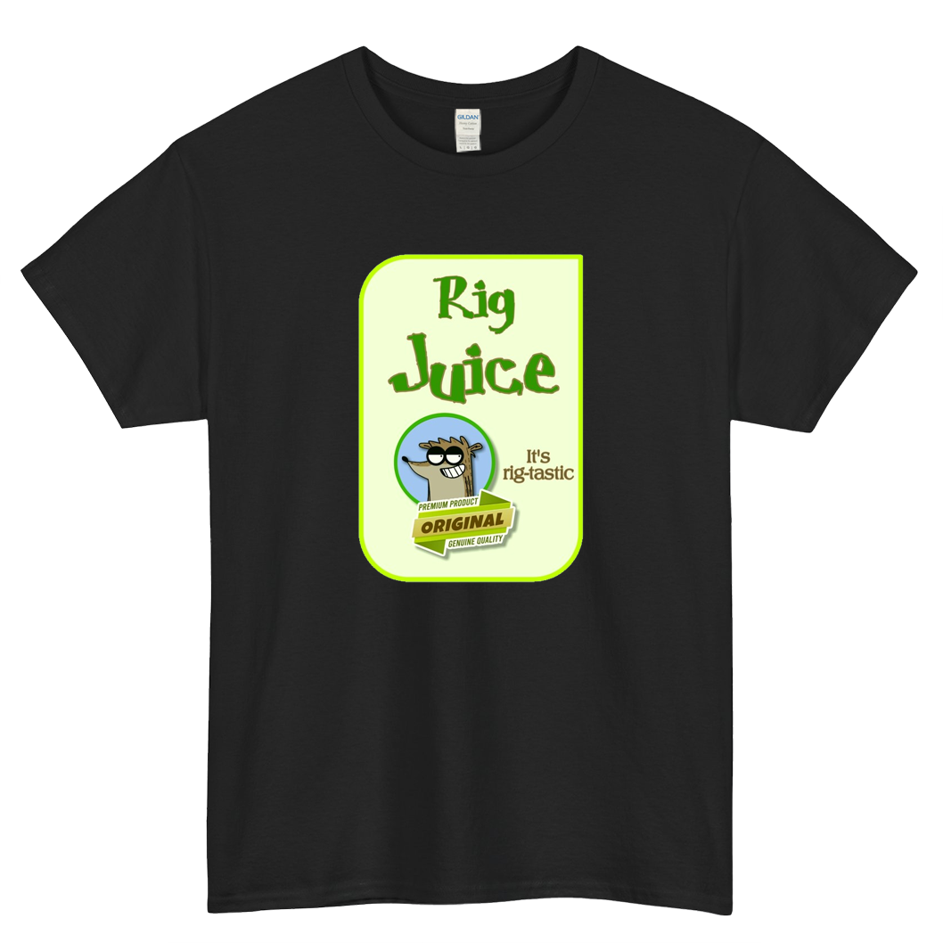 Rig Juice Rigby Logo Mens Unisex Short Sleeve T-Shirt Size S-3XL - P