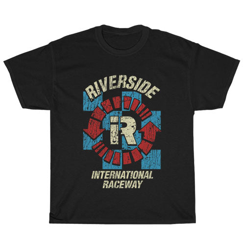 Riverside International Raceway 1957 Active Logo Unisex Men's T Shirt Size S to 3XL