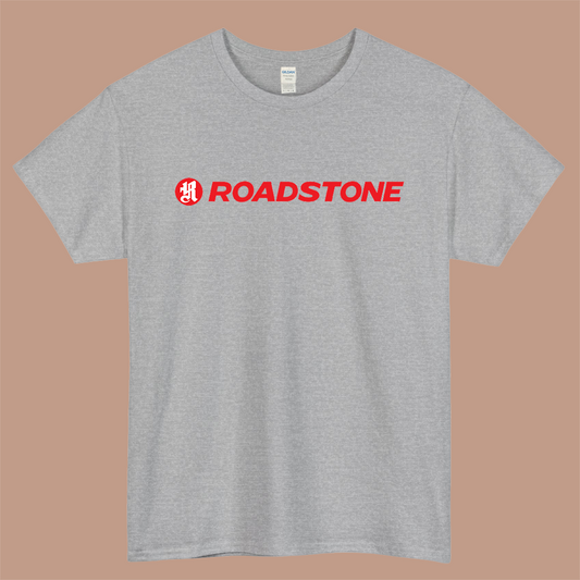 Roadstone Performance Logo Mens Unisex Short Sleeve Gray T-Shirt Size S-3XL