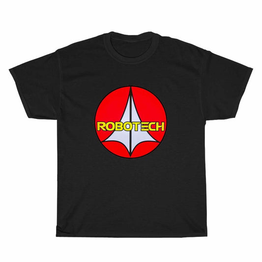Robotech Anime Cartoon  LOGO Men's Unisex T Shirt Size S to 3XL