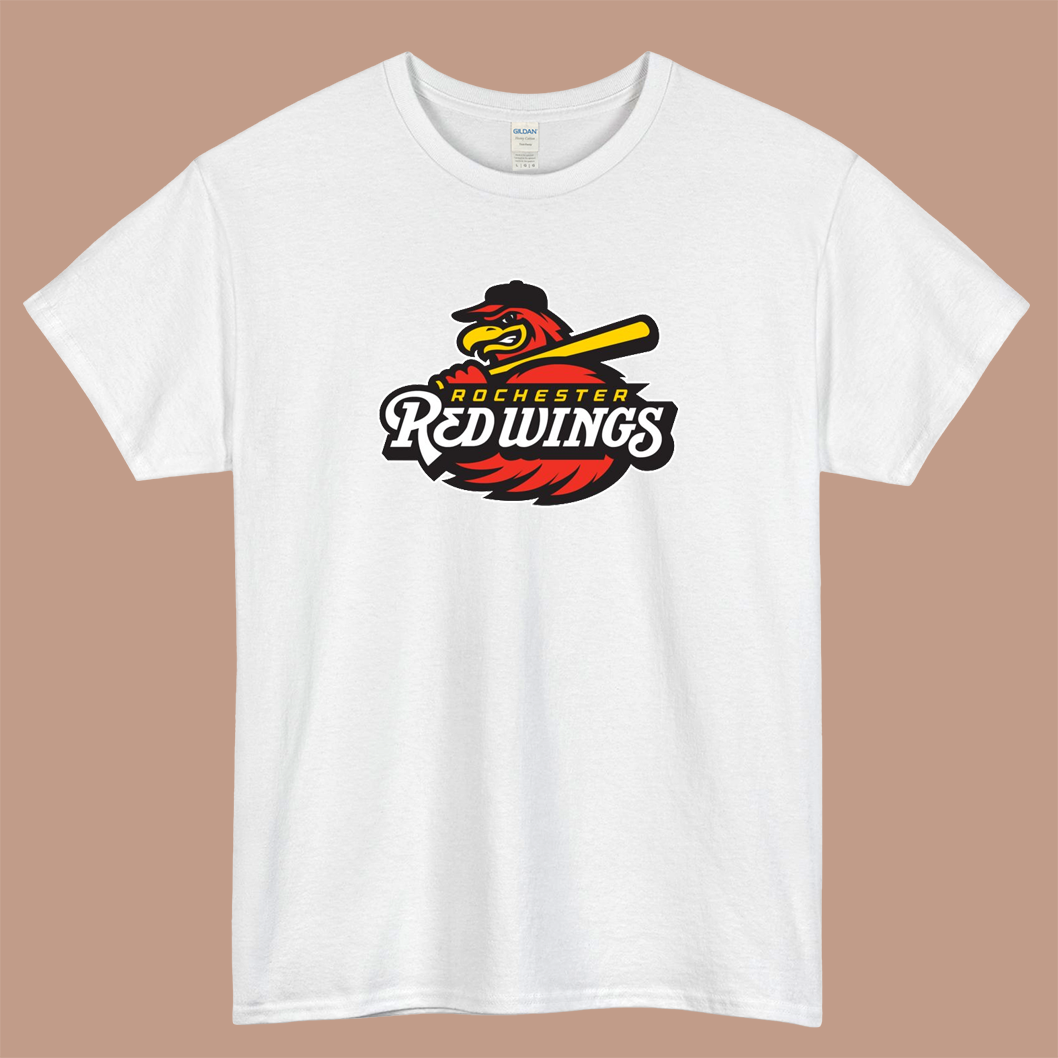 Rochester of Red Wings Logo Mens Unisex Short Sleeve T-Shirt Size S-3XL - P