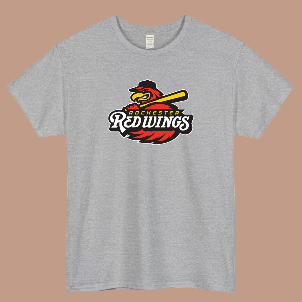 Rochester of Red Wings Logo Mens Unisex Short Sleeve T-Shirt Size S-3XL - P