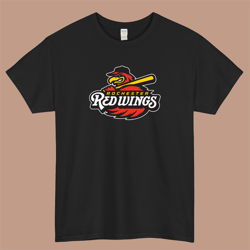 Rochester of Red Wings Logo Mens Unisex Short Sleeve T-Shirt Size S-3XL - P