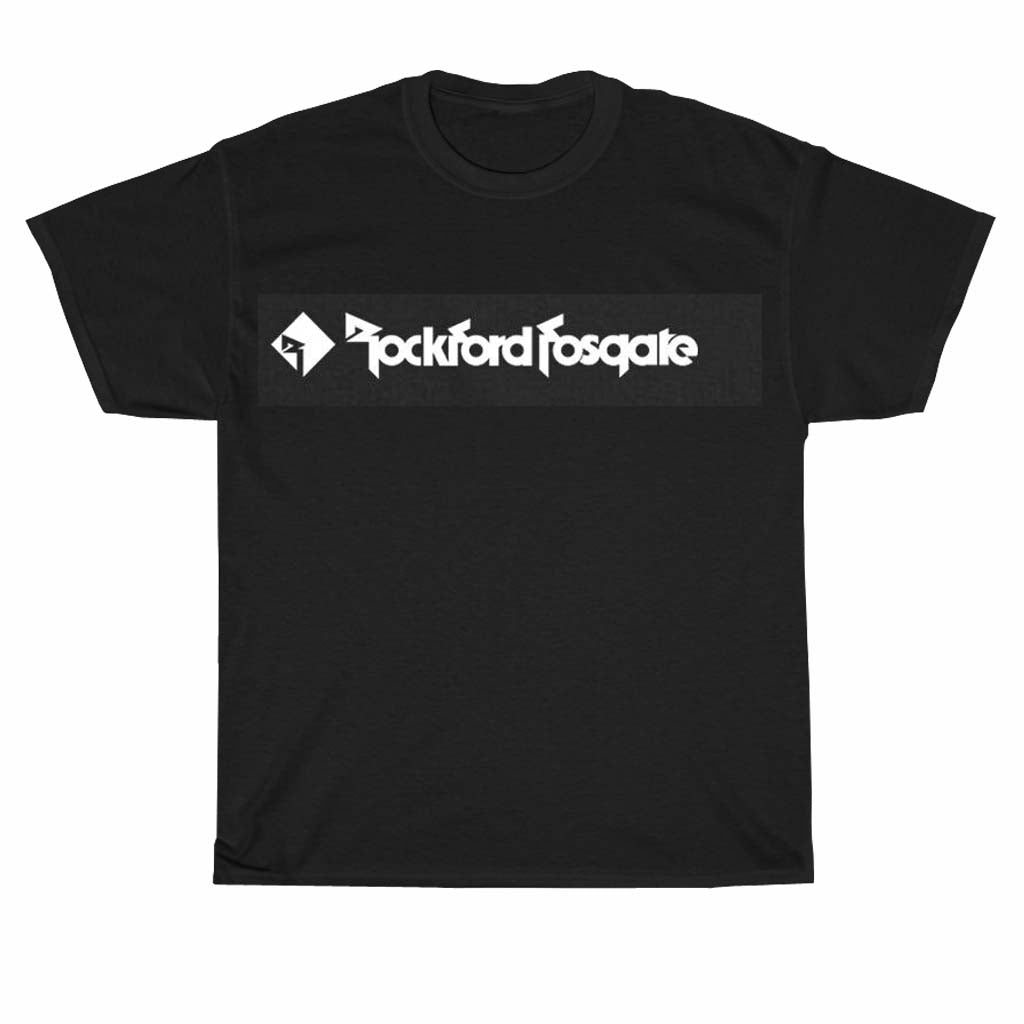 Rockford Fosgate car audio amplifer Logo Men's Unisex T Shirt Size S to 3XL
