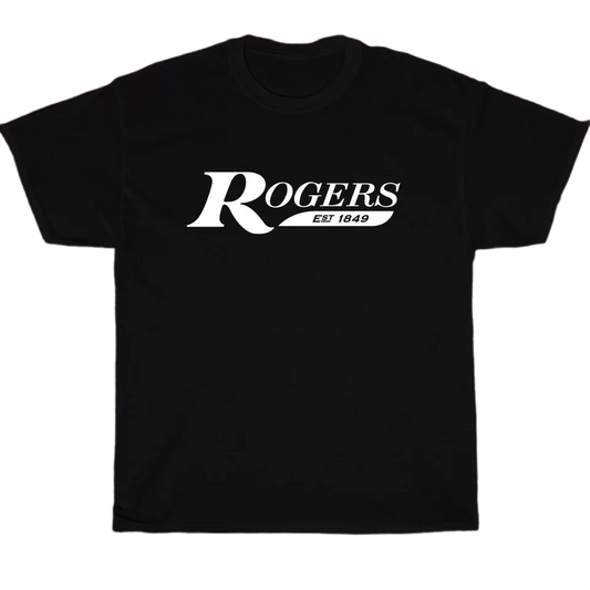 Rogers Drums EST 1849 Logo Men's Unisex T Shirt Size S to 3XL