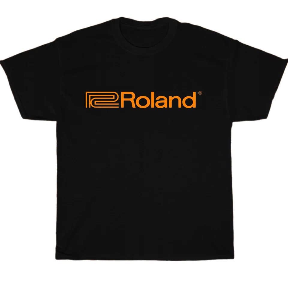 Roland Drums Guitar Music Logo Men's Unisex T Shirt Size S to 3XL
