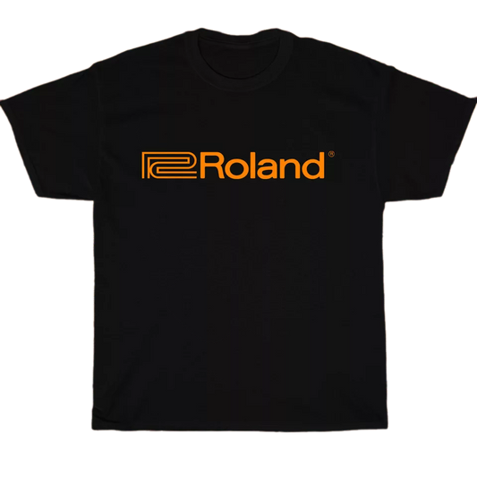 Roland Drums Guitar Music Logo Men's Unisex T Shirt Size S to 3XL