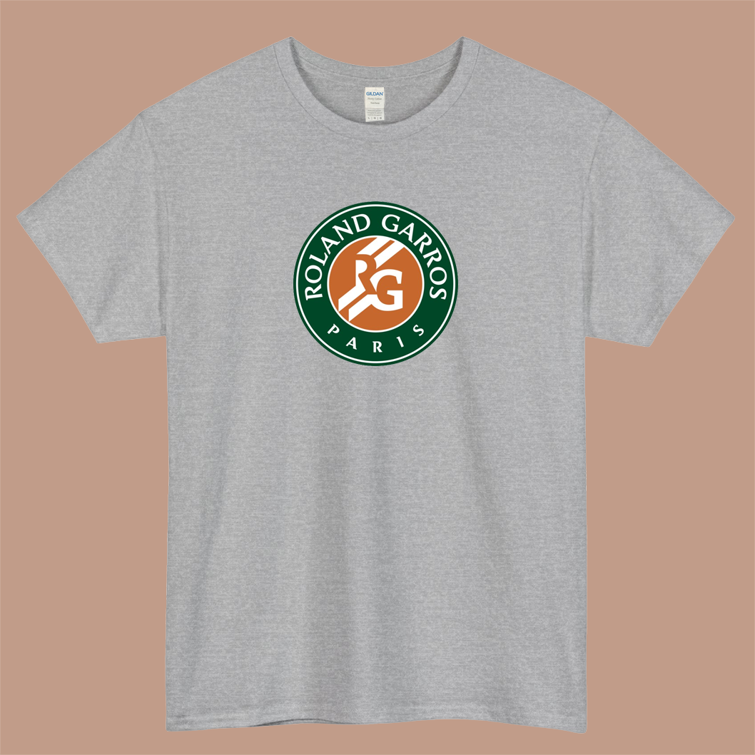 Roland Garros Logo Mens Unisex Short Sleeve T-Shirt Size S-3XL - P