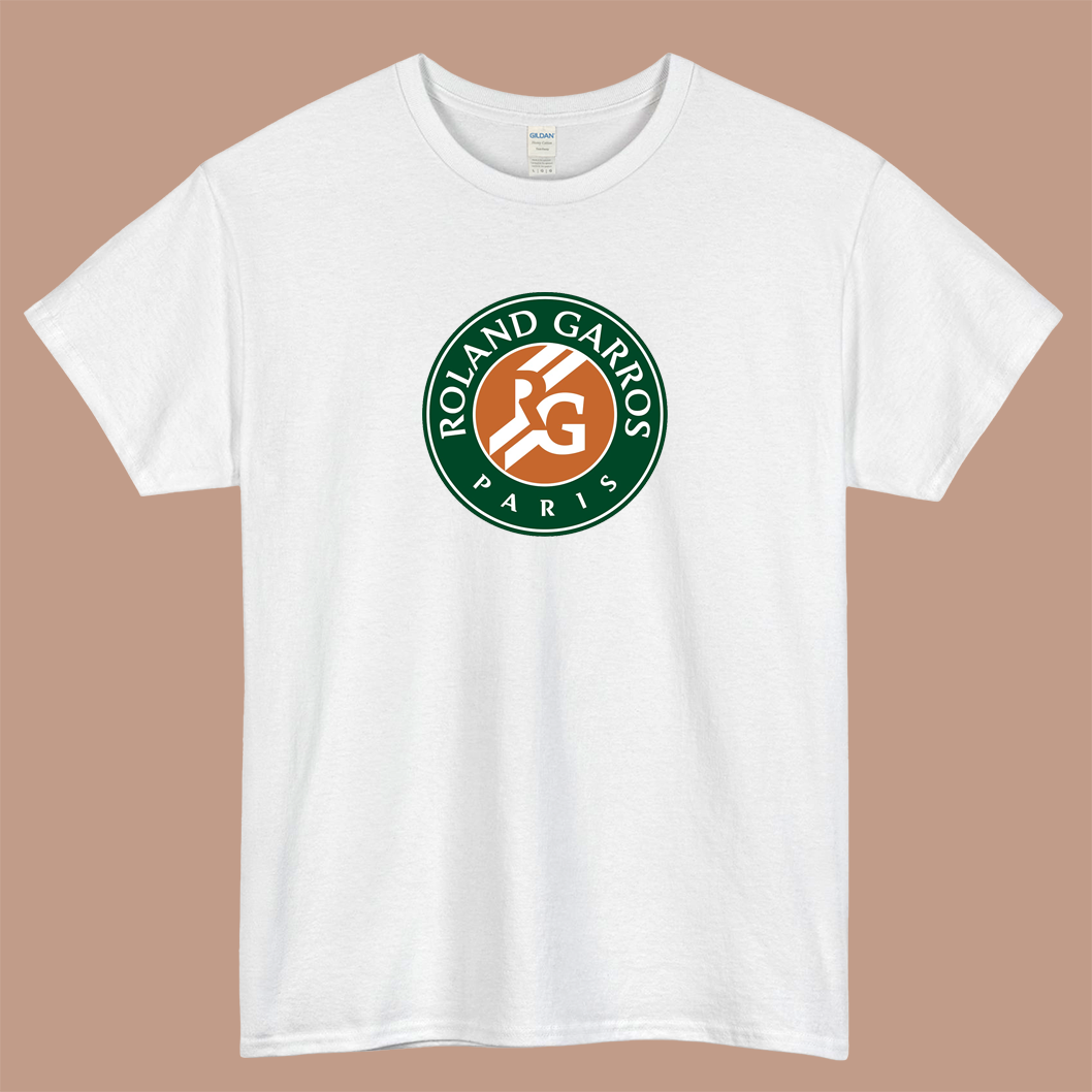 Roland Garros Logo Mens Unisex Short Sleeve T-Shirt Size S-3XL