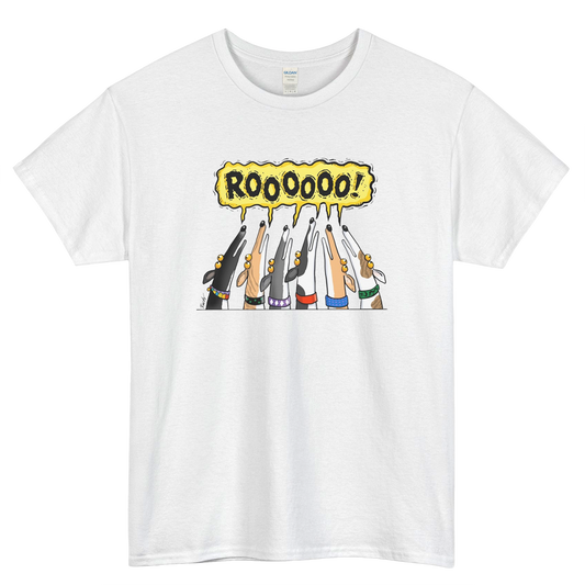 Roooooo Logo Mens Unisex Short Sleeve T-Shirt Size S-3XL - P