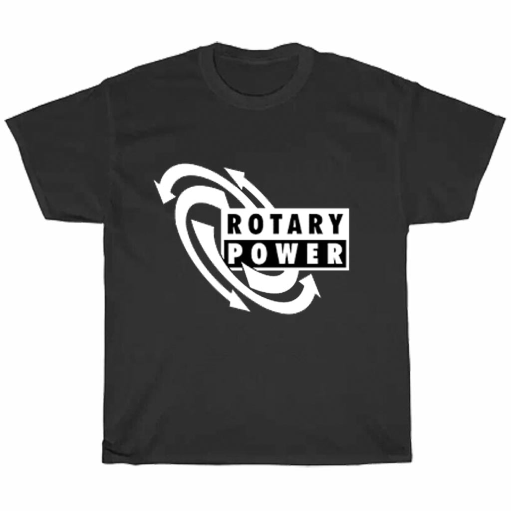 Rotary Power Logo Unisex Men's T Shirt Size S to 3XL