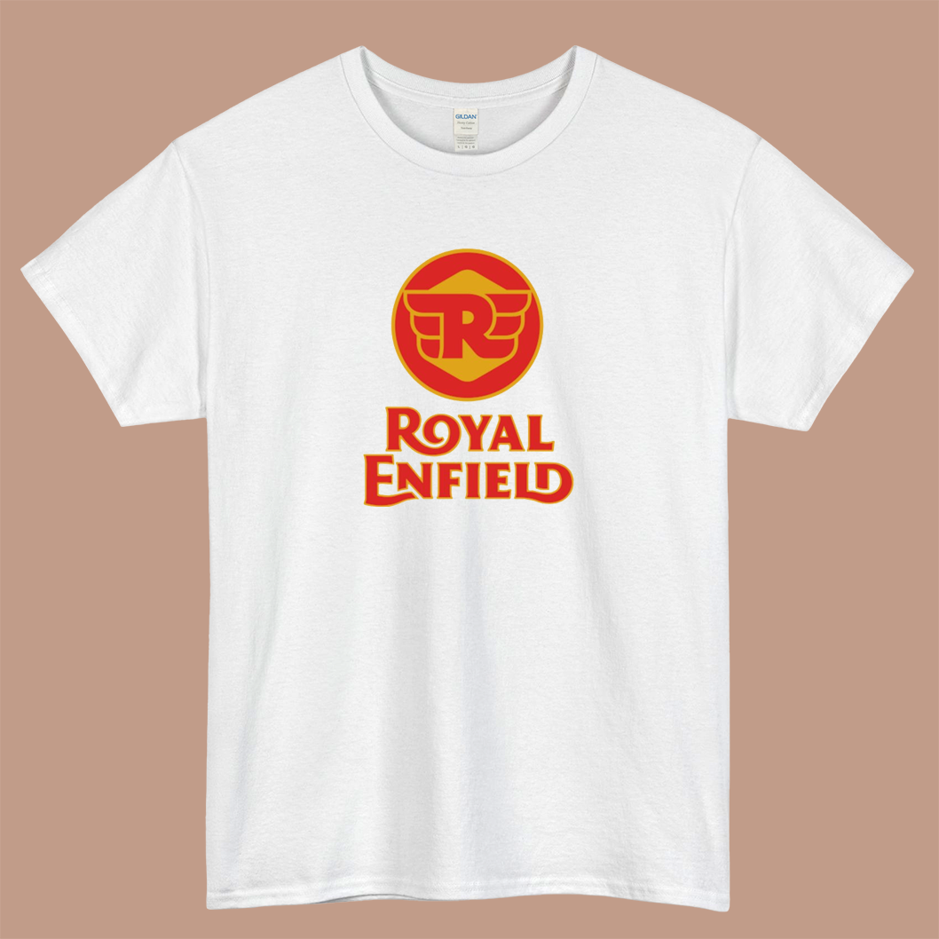Royal Enfield Logo Mens Unisex Short Sleeve T-Shirt Size S-3XL - P