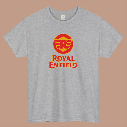Royal Enfield Logo Mens Unisex Short Sleeve T-Shirt Size S-3XL - P