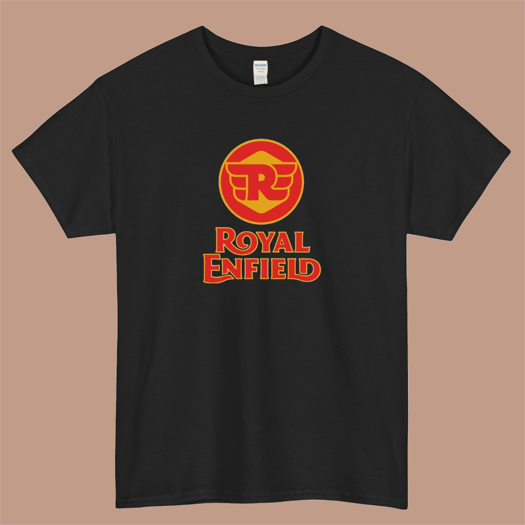 Royal Enfield Logo Mens Unisex Short Sleeve T-Shirt Size S-3XL - P