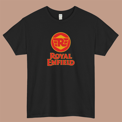 Royal Enfield Logo Mens Unisex Short Sleeve T-Shirt Size S-3XL - P