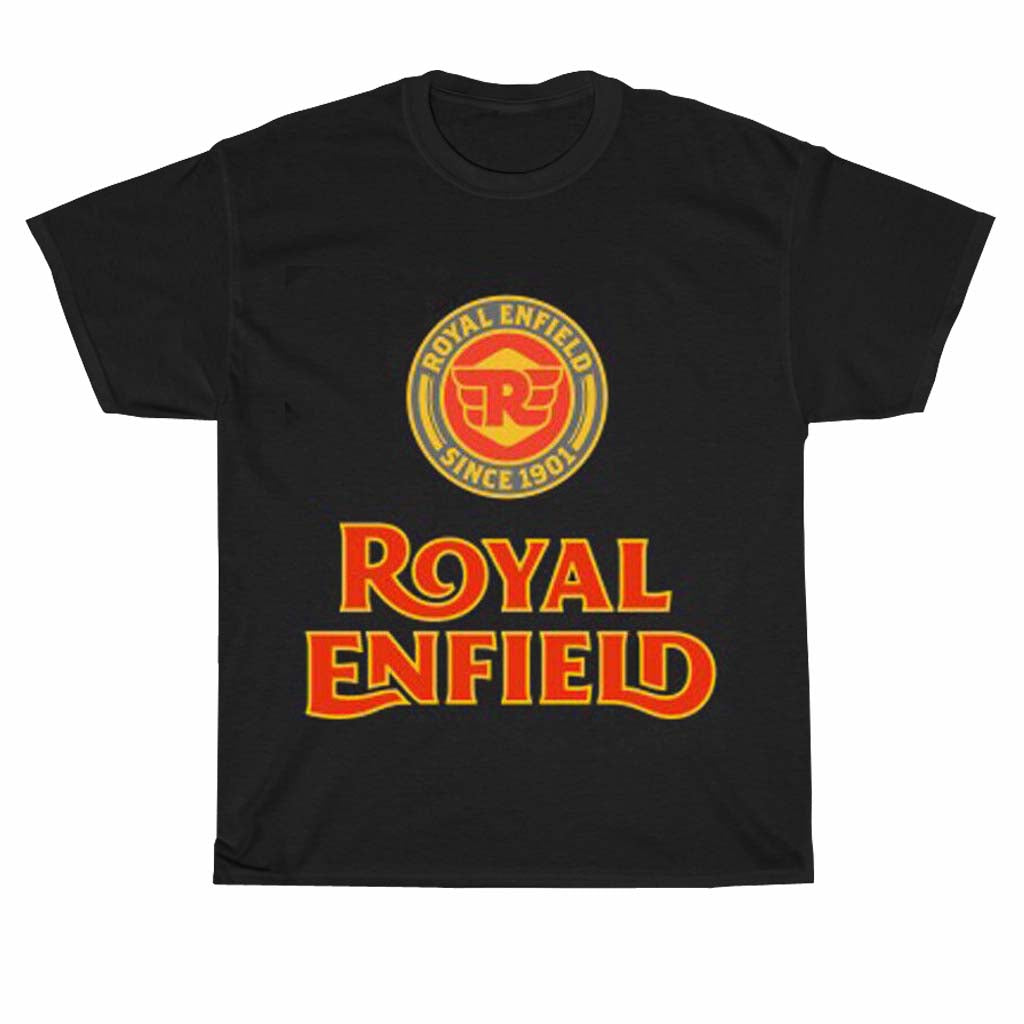 Royal Enfield logo Men's Unisex T Shirt Size S to 3XL