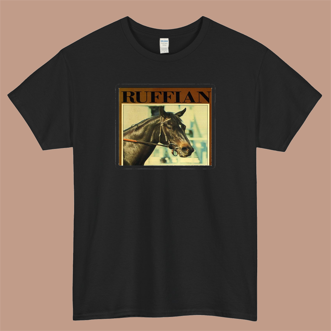 Ruffian Horse Logo Mens Unisex Short Sleeve T-Shirt Size S-3XL - P
