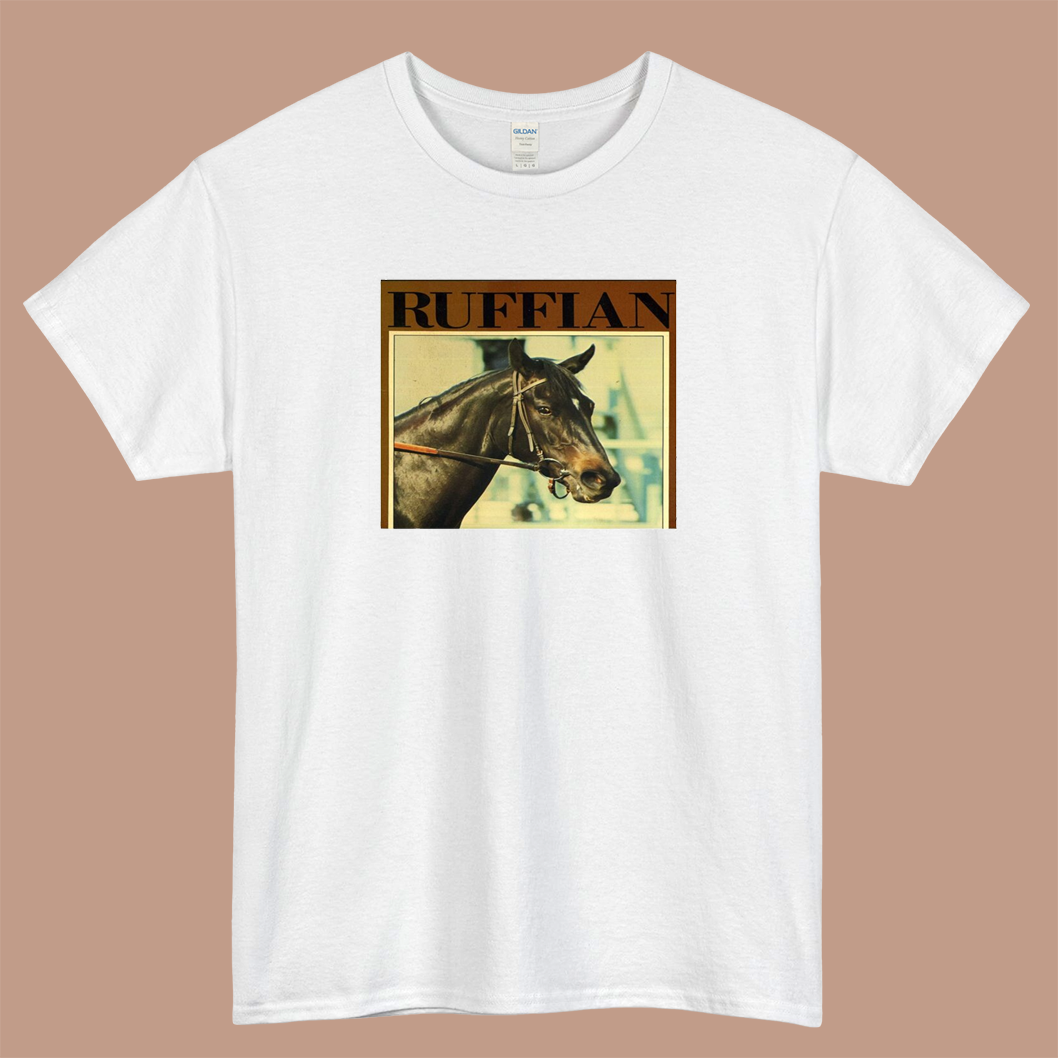 Ruffian Horse Logo Mens Unisex Short Sleeve T-Shirt Size S-3XL - P