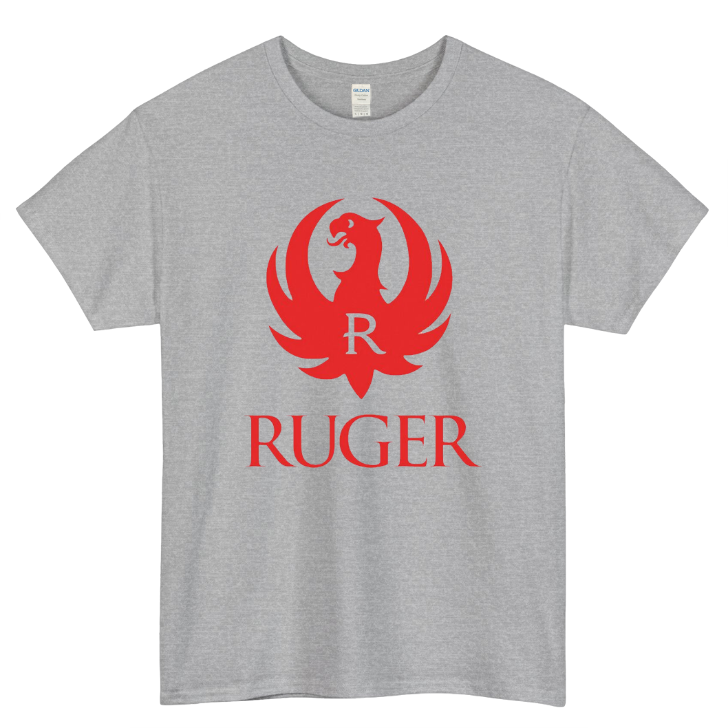 Ruger Logo Mens Unisex Short Sleeve T-Shirt Size S-3XL - P