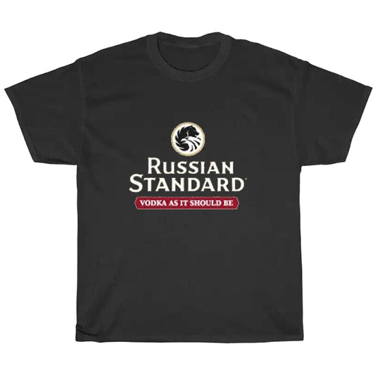 Russian Standard Vodka Hunting Logo Men's Unisex T Shirt Size S to 3XL