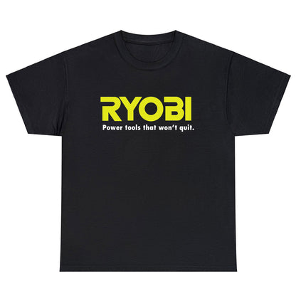 Ryobi Tools Logo Unisex Men's T Shirt Size S to 3XL