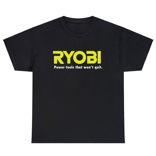 Ryobi Tools Logo Unisex Men's T Shirt Size S to 3XL