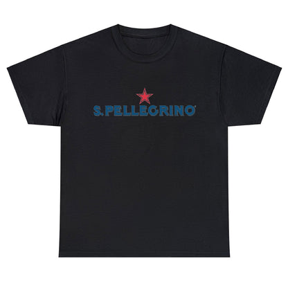 S. Pellegrino Logo Unisex Men's T Shirt Size S to 3XL