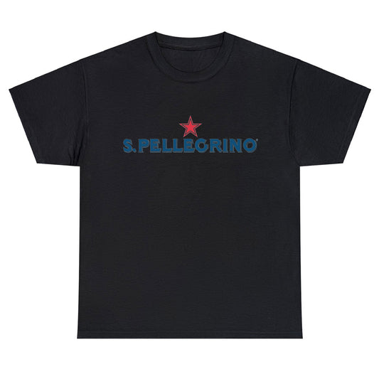 S. Pellegrino Logo Unisex Men's T Shirt Size S to 3XL