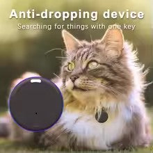 New Mini GPS Locator AntiLost Alarm Wallet Keychain Smart Tag Bluetooth-Compatible Tracer Keychain Dog Pet Child Tracker Key Finder