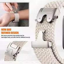 New Braided Strap For Apple Watch band 40mm 44mm 46mm 42mm 49mm 45mm Parachute Bracelet correas IWatch Series 10 SE 9 8 7 6 Ultra 2