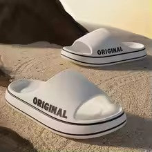New Feslishoet Summer Cool Women Men Slippers Soft Sandals Women Beach Casual Shoes Light EVA Slides Brand Sandals Outdoor