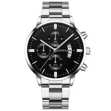 New Fashion Men Stainless Steel Watch Luxury Calendar Quartz Wrist Watch Mens Business Watches for Man Clock Montre Homme