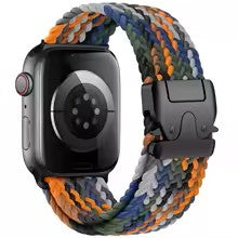 New Braided Strap For Apple Watch band 40mm 44mm 46mm 42mm 49mm 45mm Parachute Bracelet correas IWatch Series 10 SE 9 8 7 6 Ultra 2