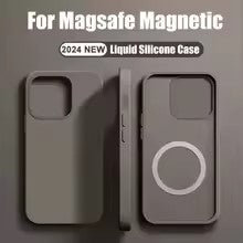 New For Magsafe Liquid Silicone Magnetic Case For iPhone 16 15 13 12 11 14 Pro Max 16 Plus Wireless Charging Shockproof Accessories