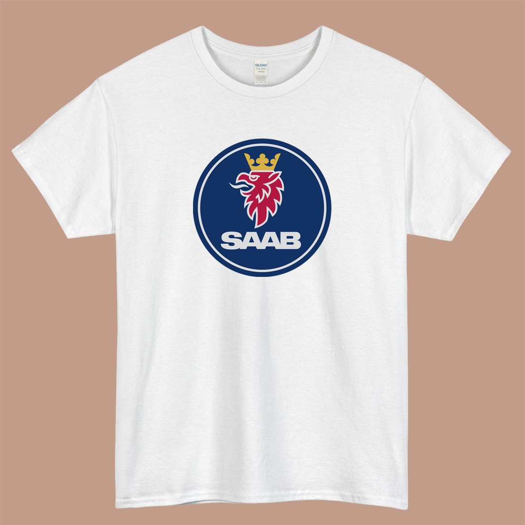 SAAB Cars Logo Mens Unisex Short Sleeve T-Shirt Size S-3XL