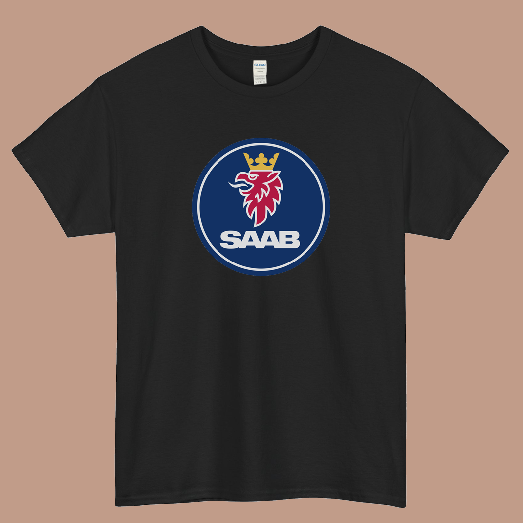SAAB Cars Logo Mens Unisex Short Sleeve T-Shirt Size S-3XL